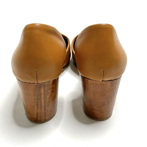 THE ROOT COLLECTIVE Heels Women's size 8 Chrissie Honey Mustard Tan Pumps Shoes - Picture 5 of 13